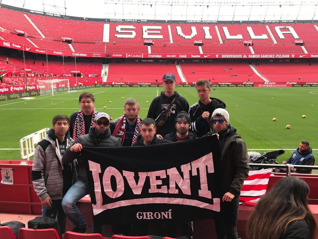 Jovent Gironí al Ramón Sánchez Pizjuán, Sevilla vs Girona.